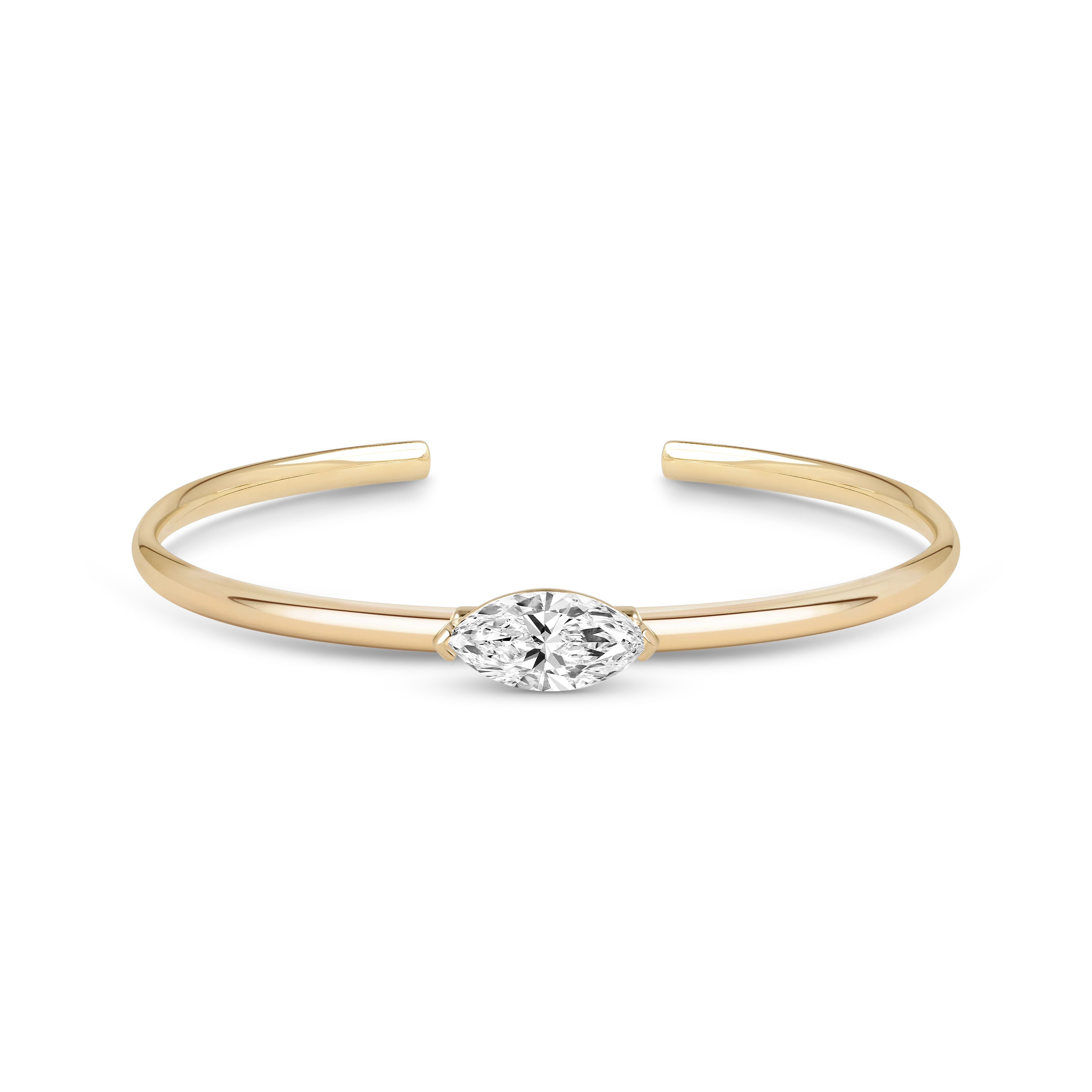 Charlotte Cuff Bangle (Marquise) - Image 3